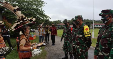 Kunjungan Tim Wasev Sterad Ke Lokasi TMMD Kodim 0910/Malinau, Disambut Antusias Masyarakat