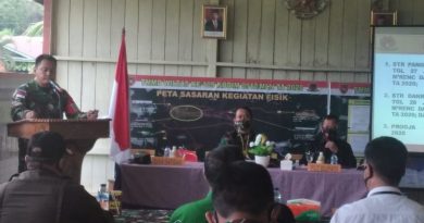Tim Wasev Sterad Tinjau TMMD ke-109 Wilayah Perbatasan Kodim 0910/Malinau