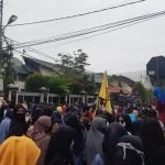 Unjuk Rasa Aliansi Gempar Di Tarakan Tolak Omnibus Law