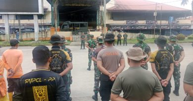 Karya Bakti HUT Ke-67 Kodam VI/Mulawarman: Sinergi TNI dan Masyarakat Bersihkan Pasar Induk Tanjung Selor