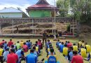 Babinsa Koramil 0903-04/Tpu Berikan Pelatihan PBB pada Kegiatan MPLS di SMA N 1 Tanjung Palas Utara