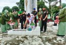 Masih Dalam Rangkaian HUT Kodam VI/Mulawarman Ke-67, Korem 092/Maharajalila Gelar Ziarah dan Anjangsana