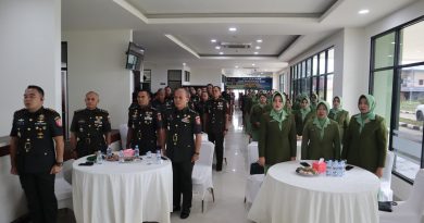 Puncak Rangkaian HUT ke-67 Kodam VI/Mulawarman di Akhiri dengan Vicon Do’a Bersama dan Renungan Suci