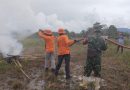 Gladi Kesiapsiagaan Karhutla di Desa Ruhui Rahayu: Sinergi TNI-POLRI, BPBD, dan Masyarakat Peduli Api