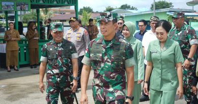 Kunjungan Kerja dan Peresmian Gapura Kodim 0903/Bulungan oleh Danrem 092/Maharajalila